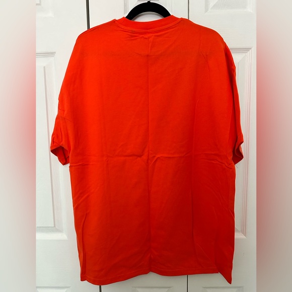 RUE PORTER- NWT Mens Orange Ultra Luxury T-Shirt Various sizes - Picture 2 of 5